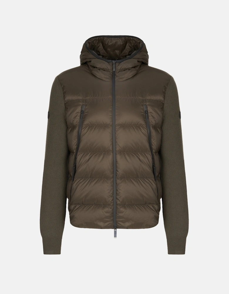 Hybrid Hooded Jacket Green