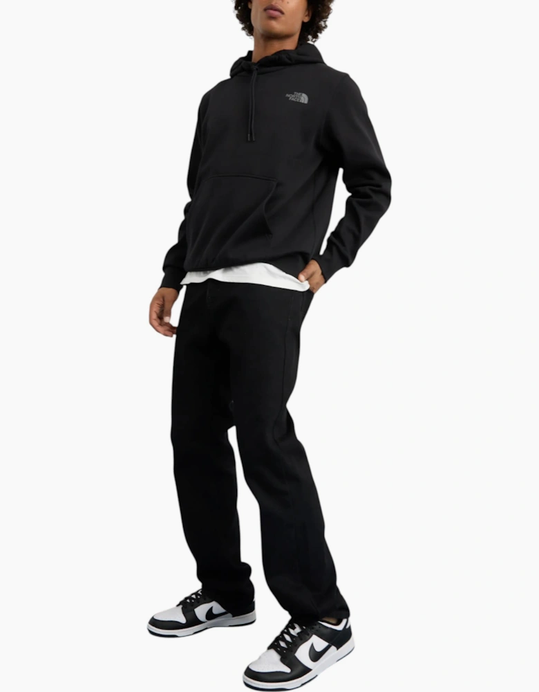The North Face Hoodie Mens Hood Logo Pullover Casual Hooded Sweatshirt Black
