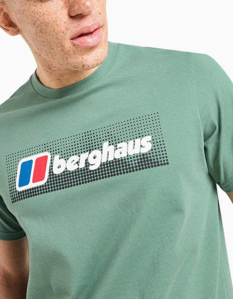 Berghaus Mens T Shirt Dot Maintain Logo Crew Neck Short Sleeve Cotton Summer Tee