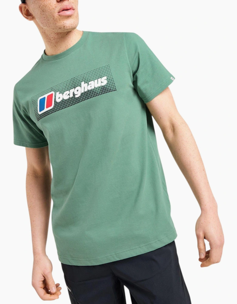 Berghaus Mens T Shirt Dot Maintain Logo Crew Neck Short Sleeve Cotton Summer Tee