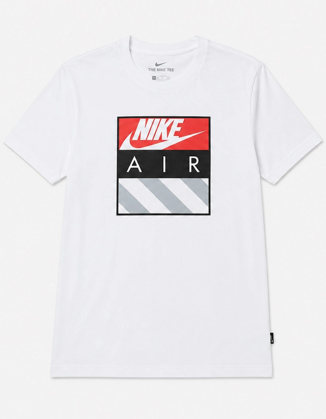 Nike Men's Nike Mens M90 Hazard Cotton Sportswear T Shirt in White