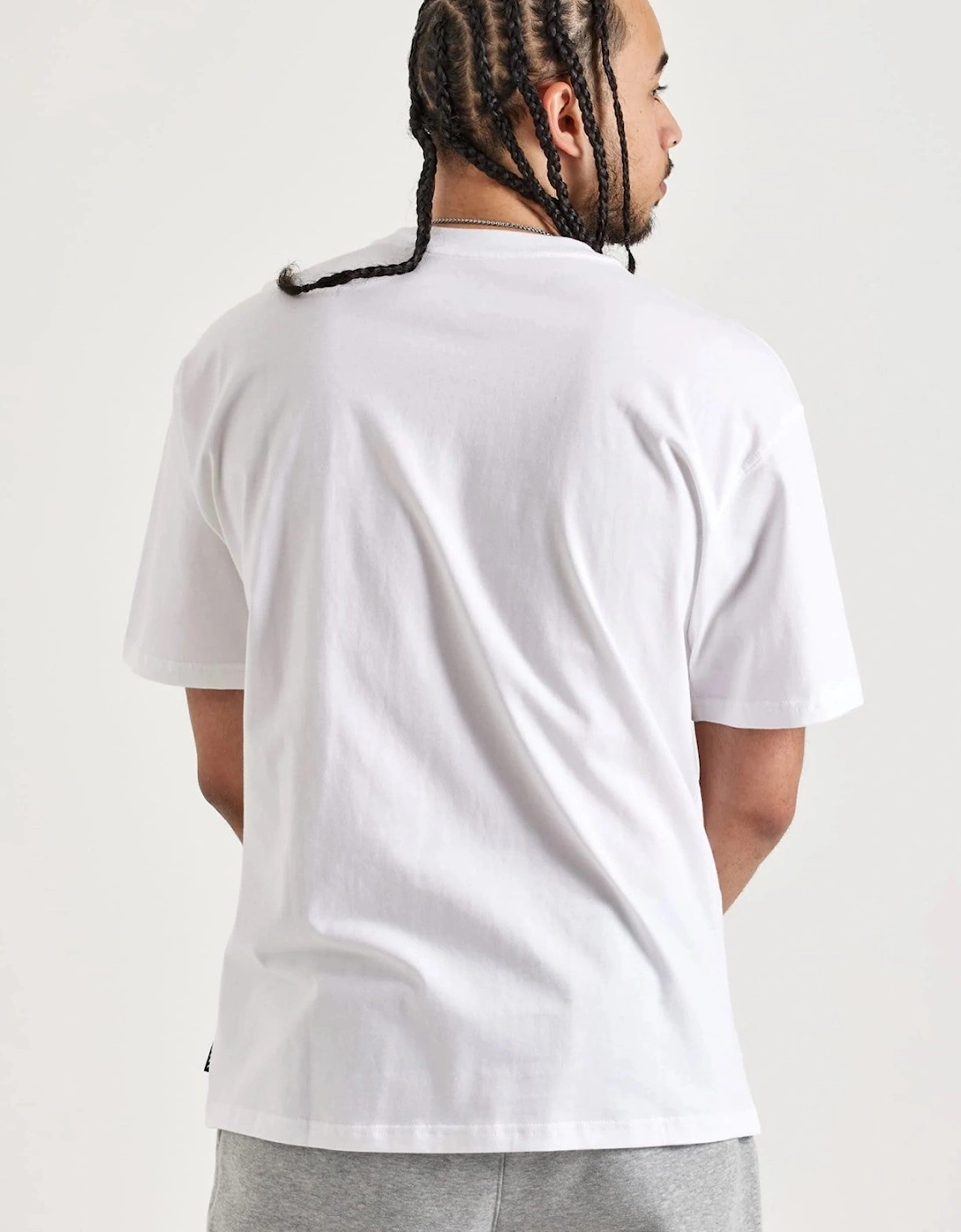 Nike Mens M90 Hazard Cotton Sportswear T Shirt in White
