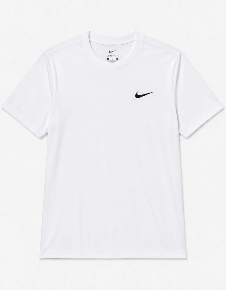 Nike Mens Hyverse Dri-FIT UV Fitness Sportswear T Shirt in White