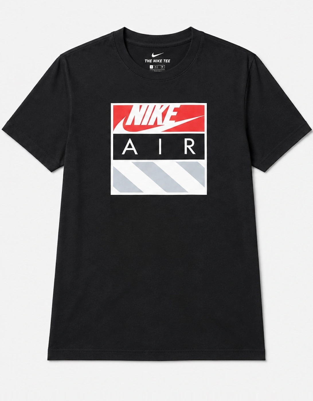 Nike Mens M90 Hazard Cotton Sportswear T Shirt in Black