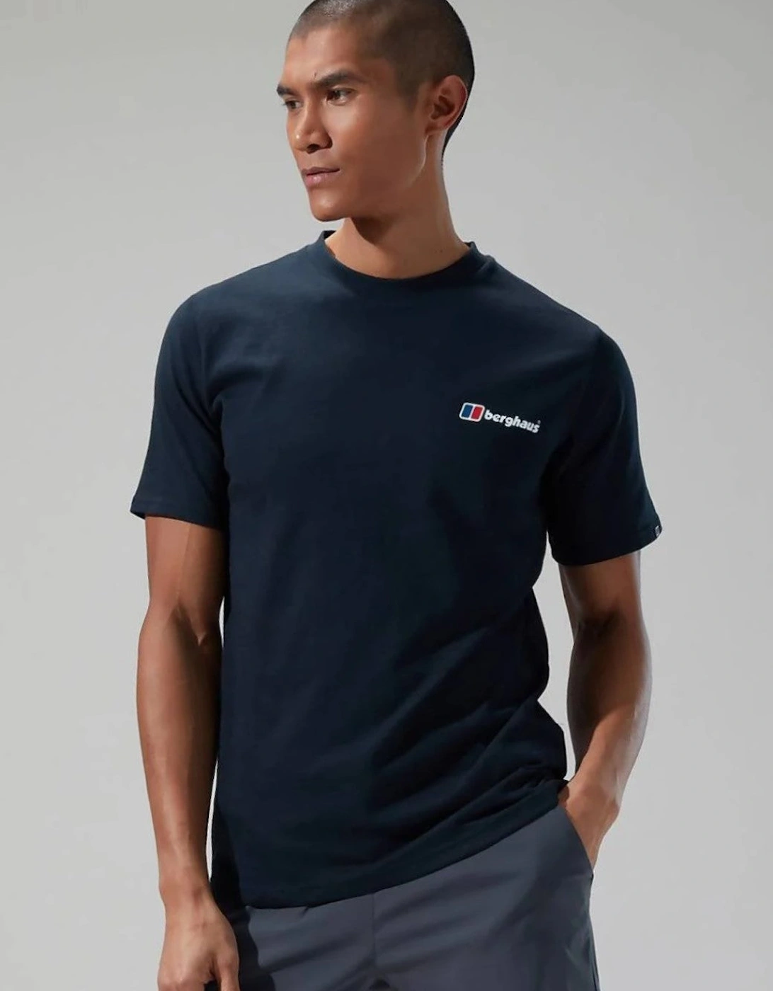 Berghaus Mens Calibration Line Graphic Cotton T Shirt in Black