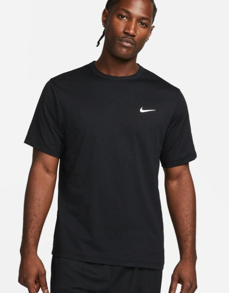 Nike Mens Hyverse Dri-FIT UV Fitness Sportswear T Shirt in Black