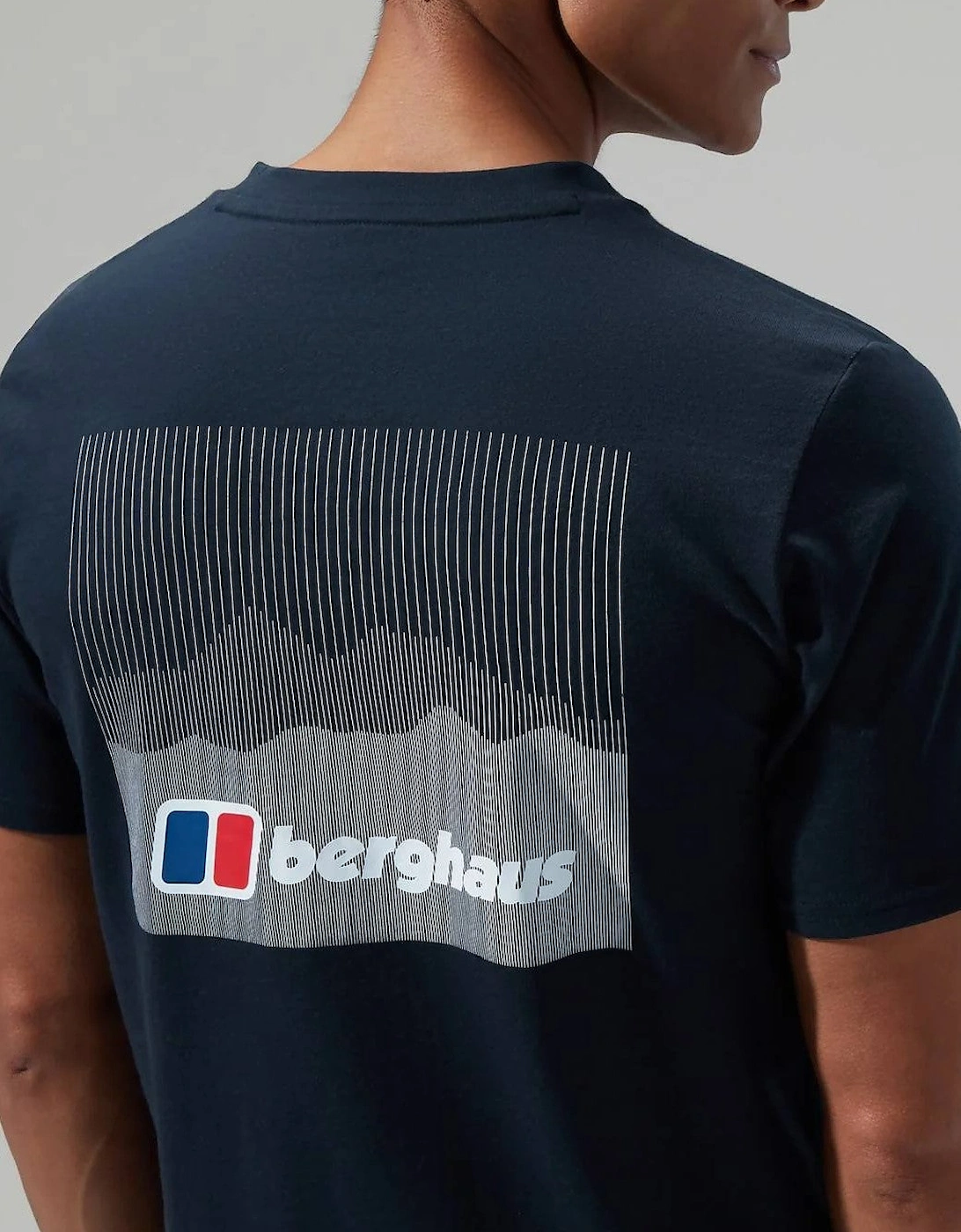 Berghaus Mens Calibration Line Graphic Cotton T Shirt in Black