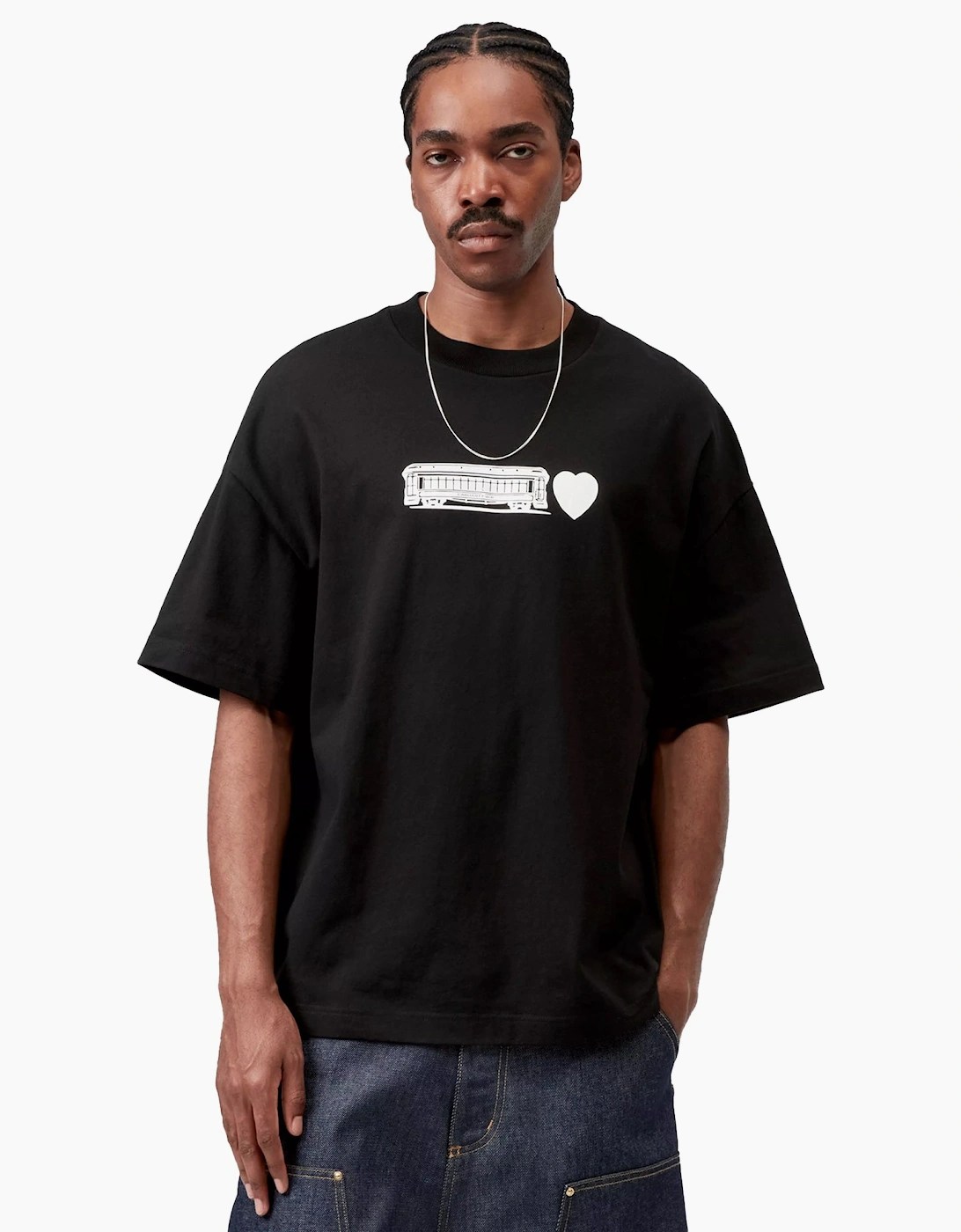 Carhartt WIP S/S Deconstructed Label T-Shirt Black