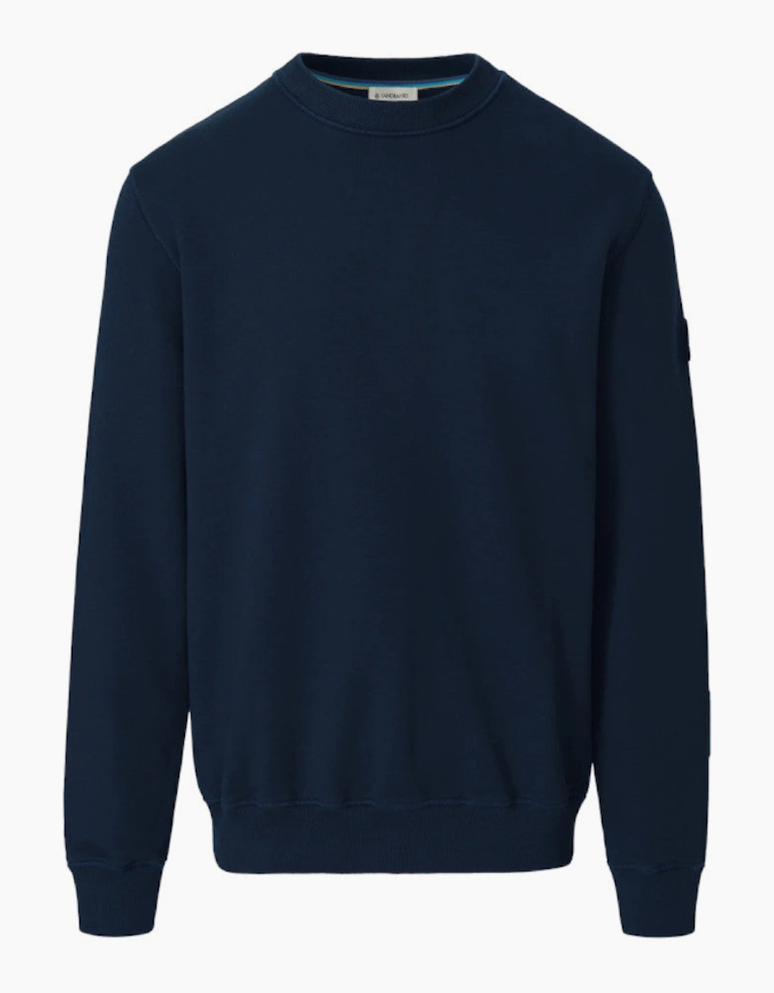 Sandbanks Badge Logo Sweatshirt Navy