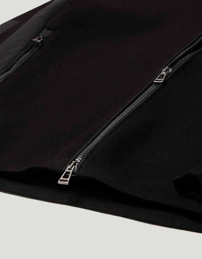 Belstaff Console Mixed Media Jacket Black