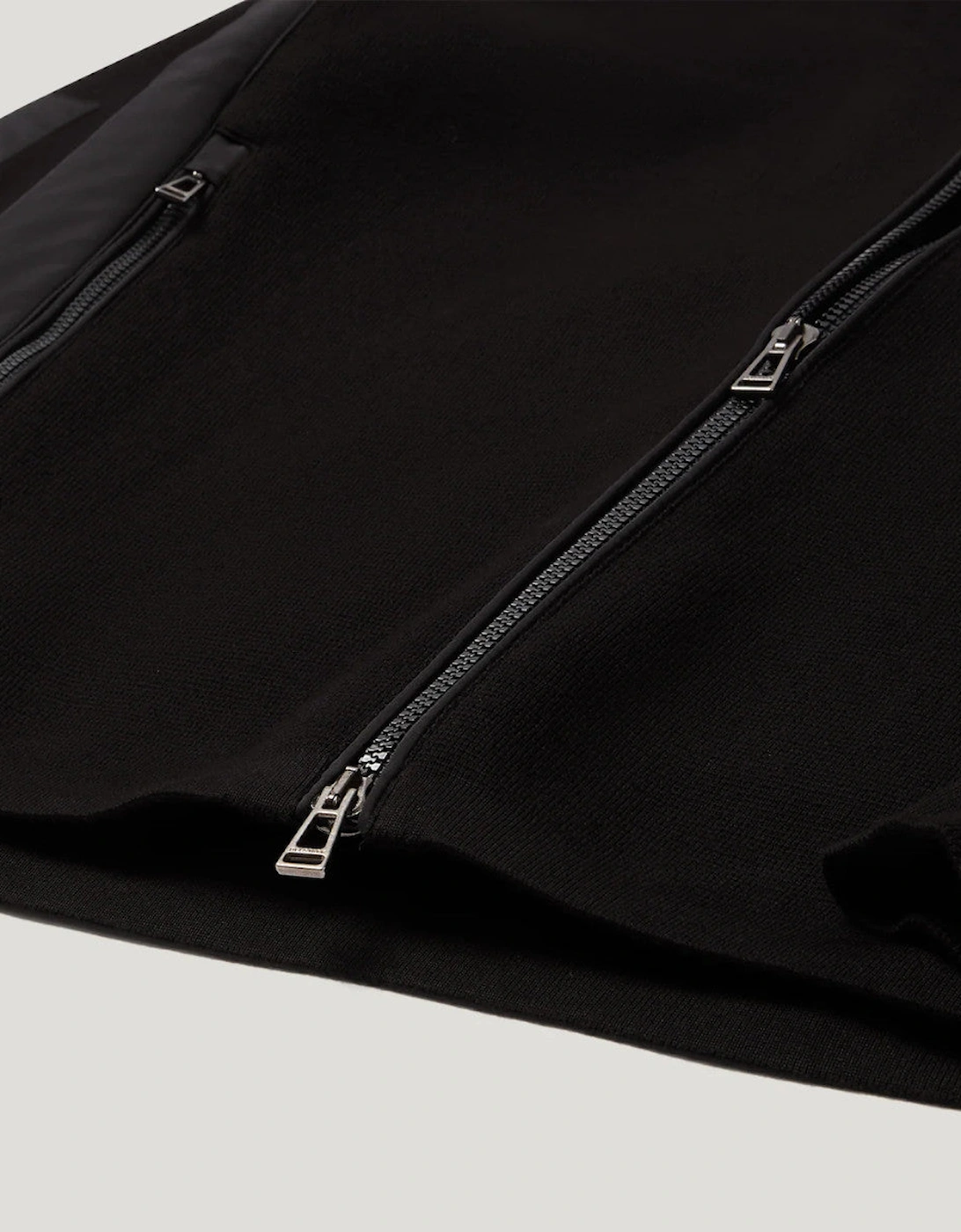 Belstaff Console Mixed Media Jacket Black