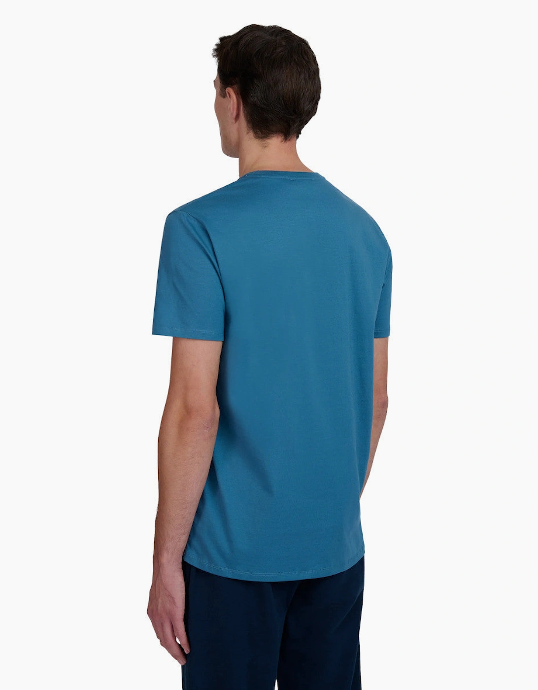 Sandbanks Mercerised Badge T-Shirt A1-26 Teal