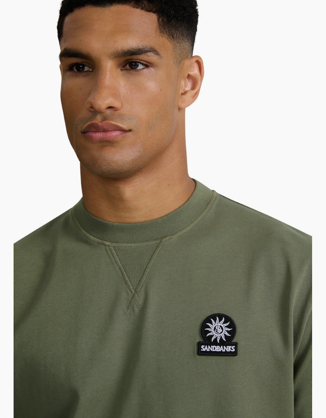 Sandbanks Relaxed Fit T-Shirt Olive