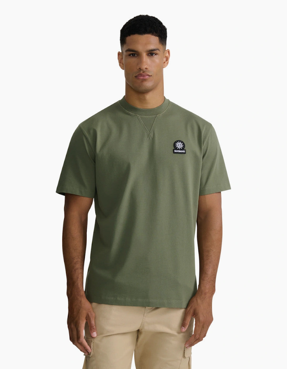 Sandbanks Relaxed Fit T-Shirt Olive