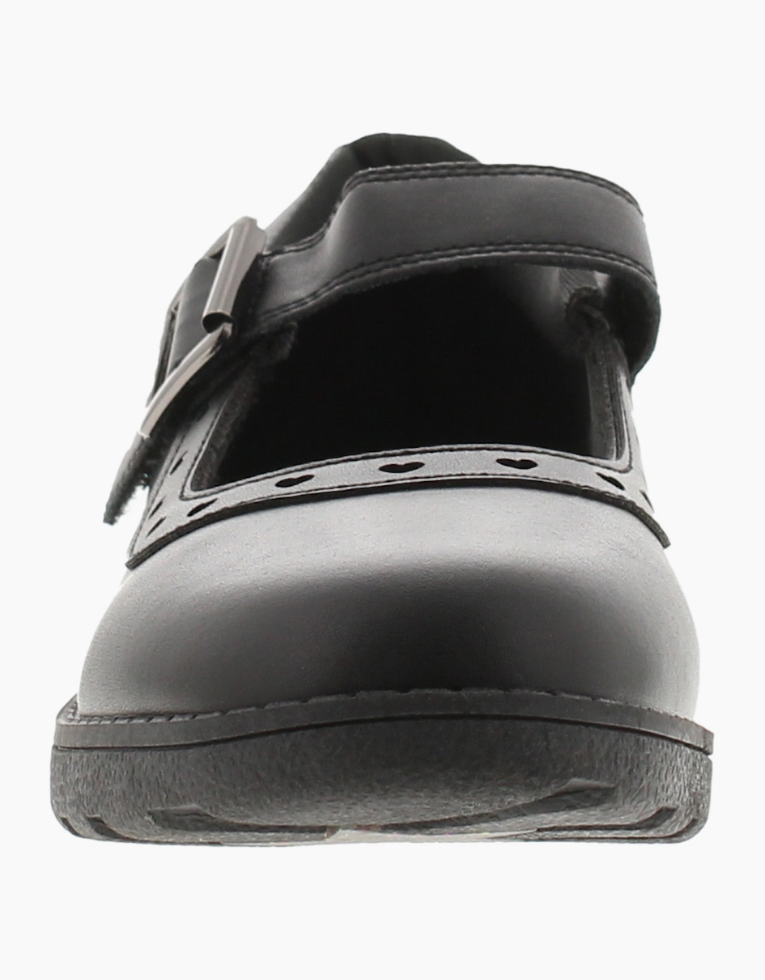 Princess Stardust Girls School Shoes Starry Touch Fastening black UK Size