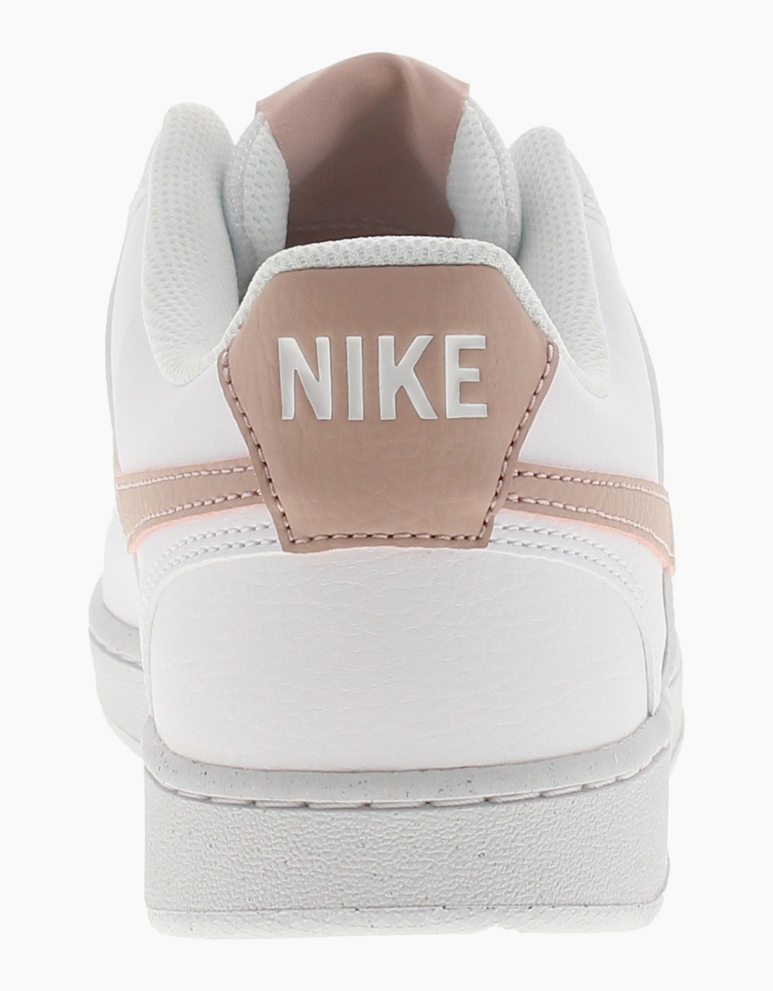 Nike Womens Trainers Court Vision Low Leather Lace Up white pink UK Size