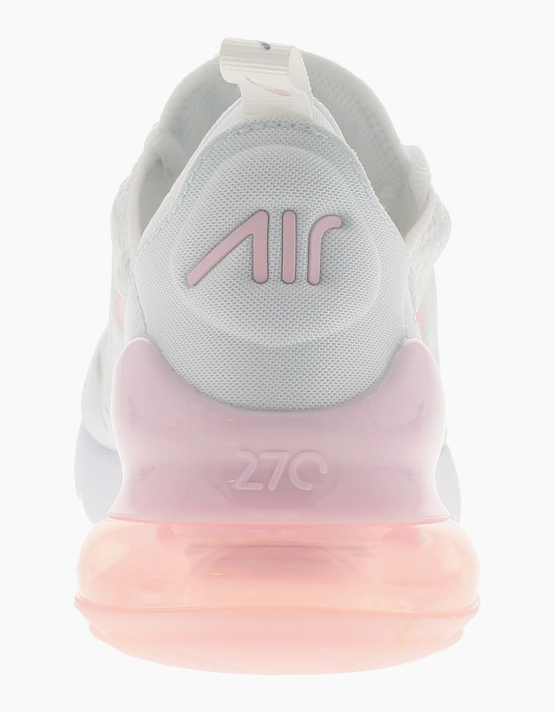 Nike Girls Trainers Air Max 270 Gs Lace Up white pink UK Size
