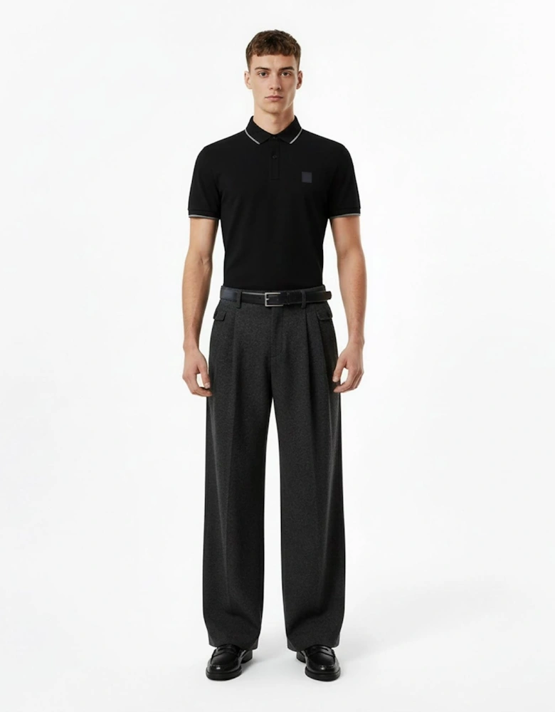 Pique Logo Polo Shirt
