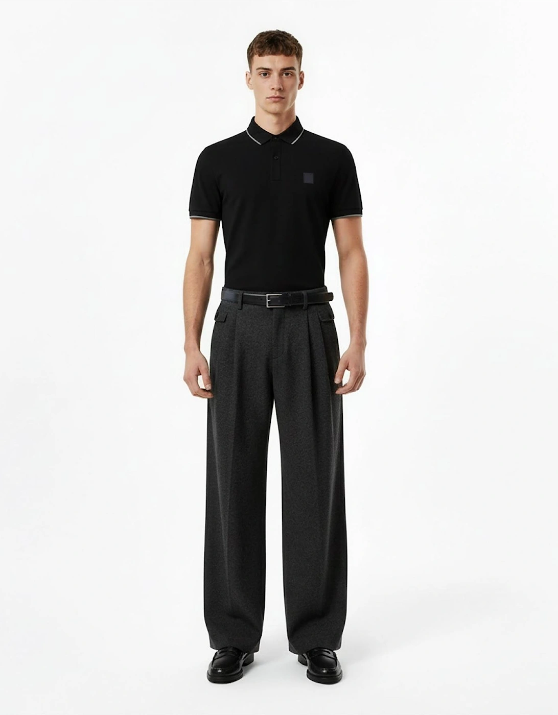 Pique Logo Polo Shirt