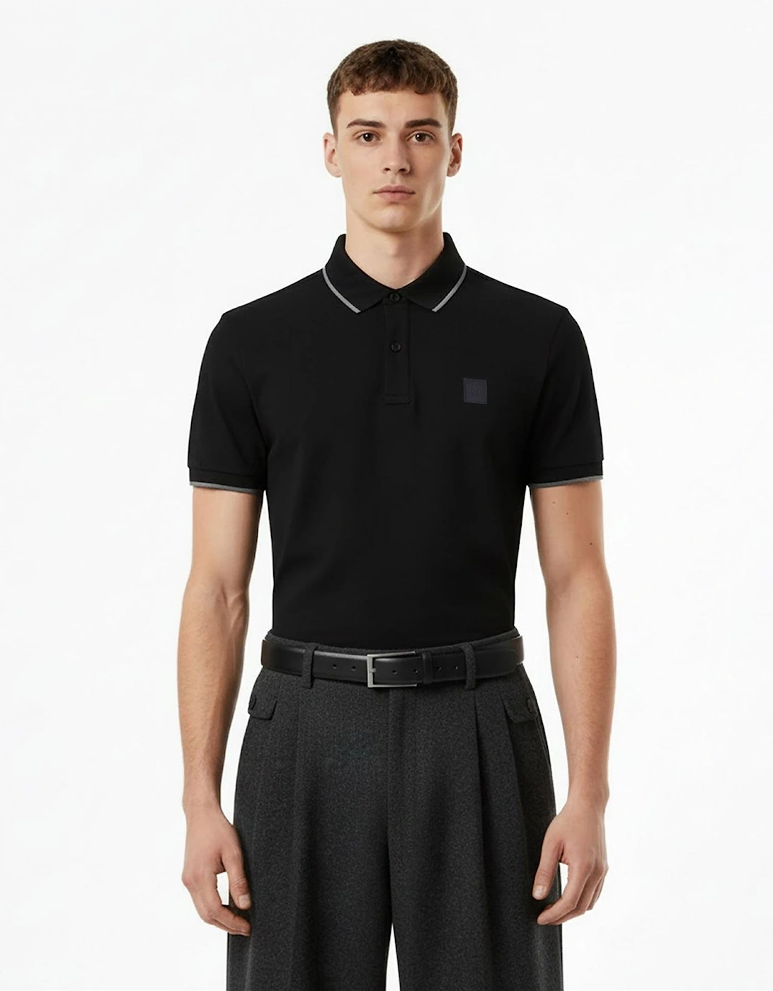 Pique Logo Polo Shirt