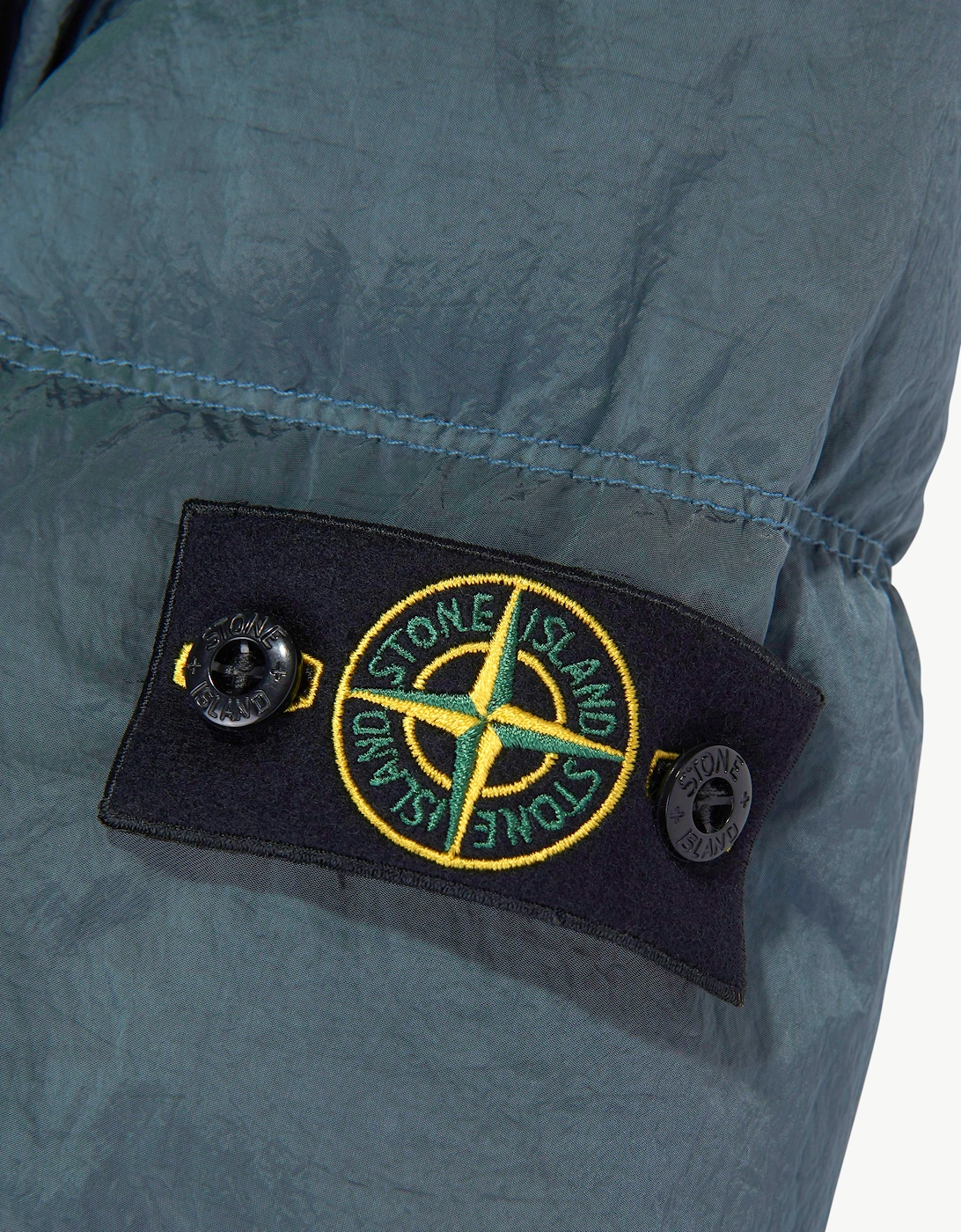 Stone Island Boys Econyl Regenerated Nylon Puffer Jacket in Blue