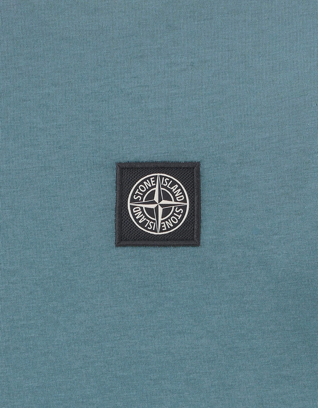 Stone Island Boys 30/1 Cotton Jersey T-Shirt in Blue