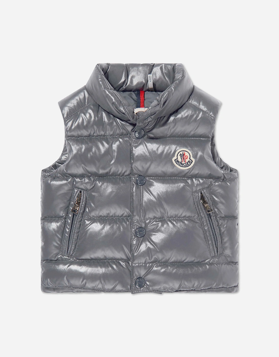 Moncler Enfant Baby Boys Down Padded Bernard Gilet in Grey
