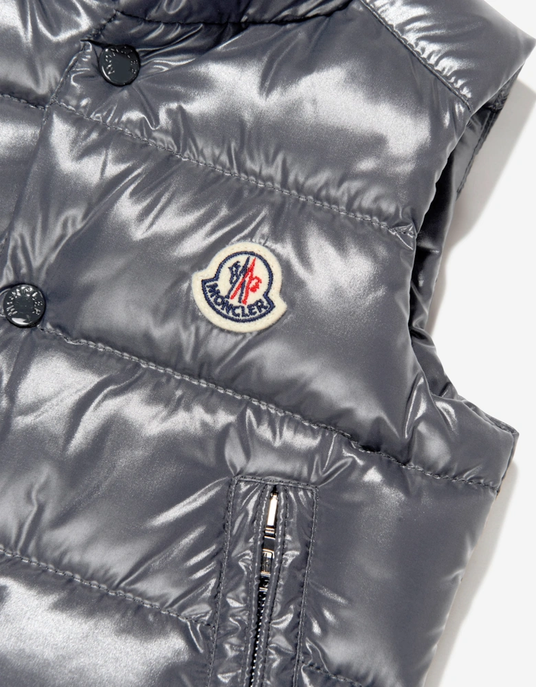 Moncler Enfant Baby Boys Down Padded Bernard Gilet in Grey