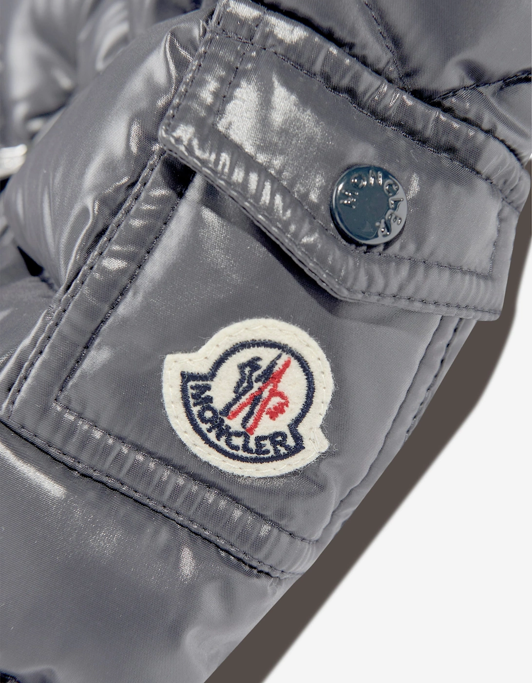Moncler Enfant Baby Boys Down Padded Maya Jacket in Grey