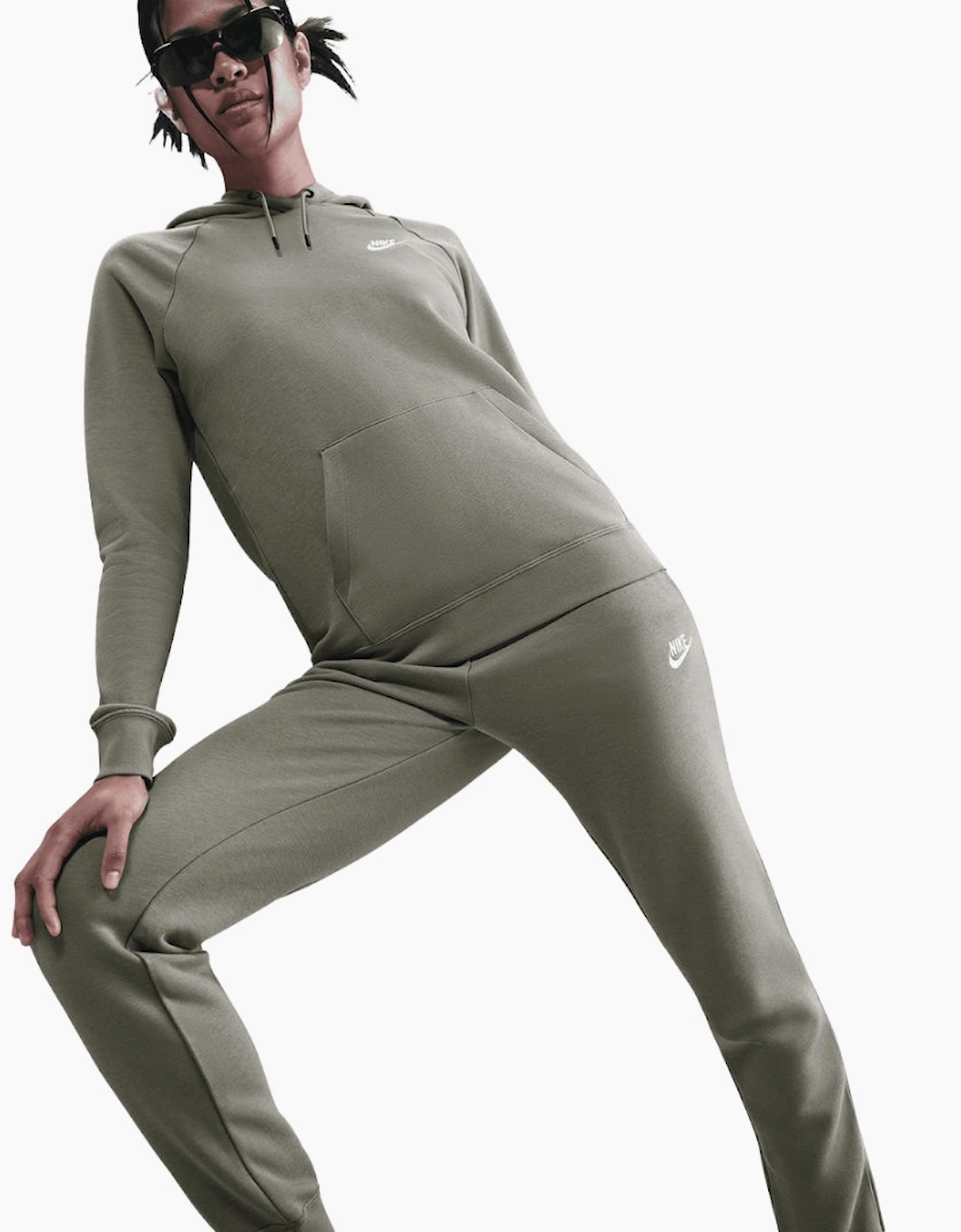 Nike Sportswear Essential Fleece Green Sweatpants