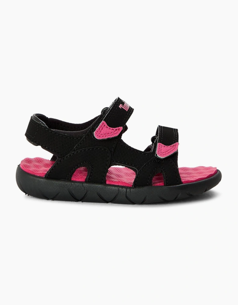 Perkins Row Textured Open Toe Sandals