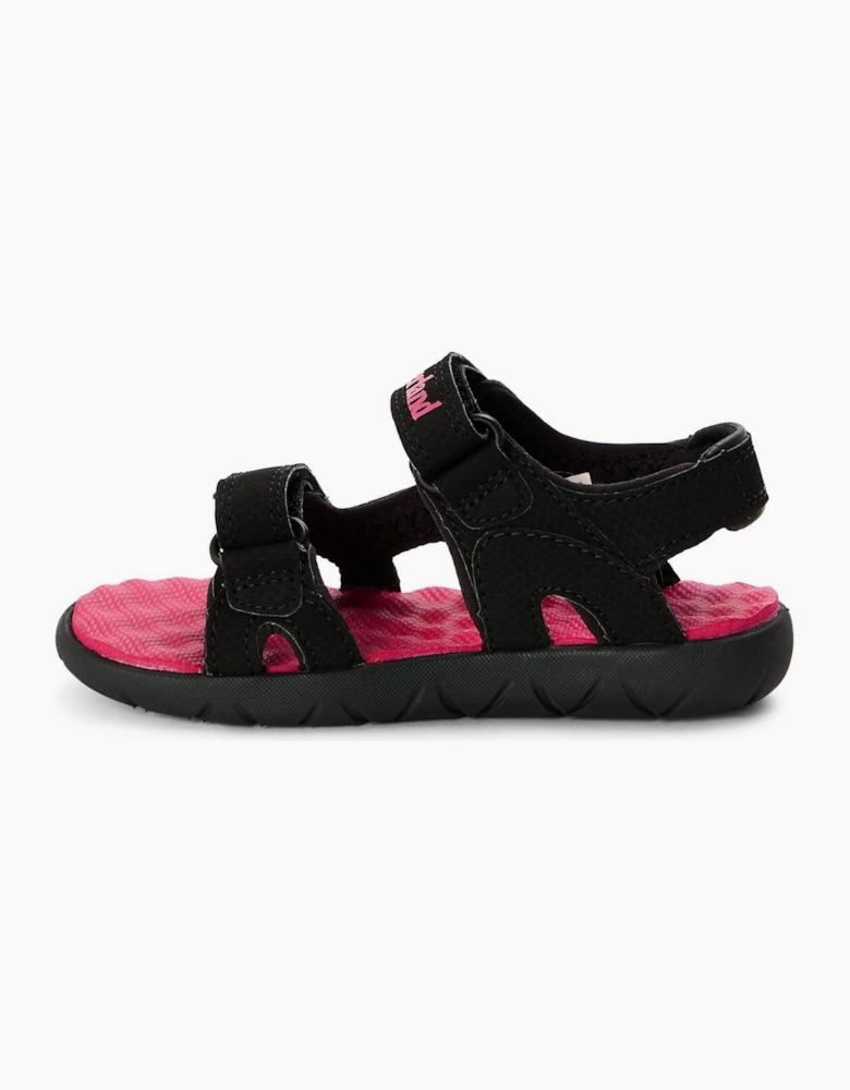 Perkins Row Textured Open Toe Sandals
