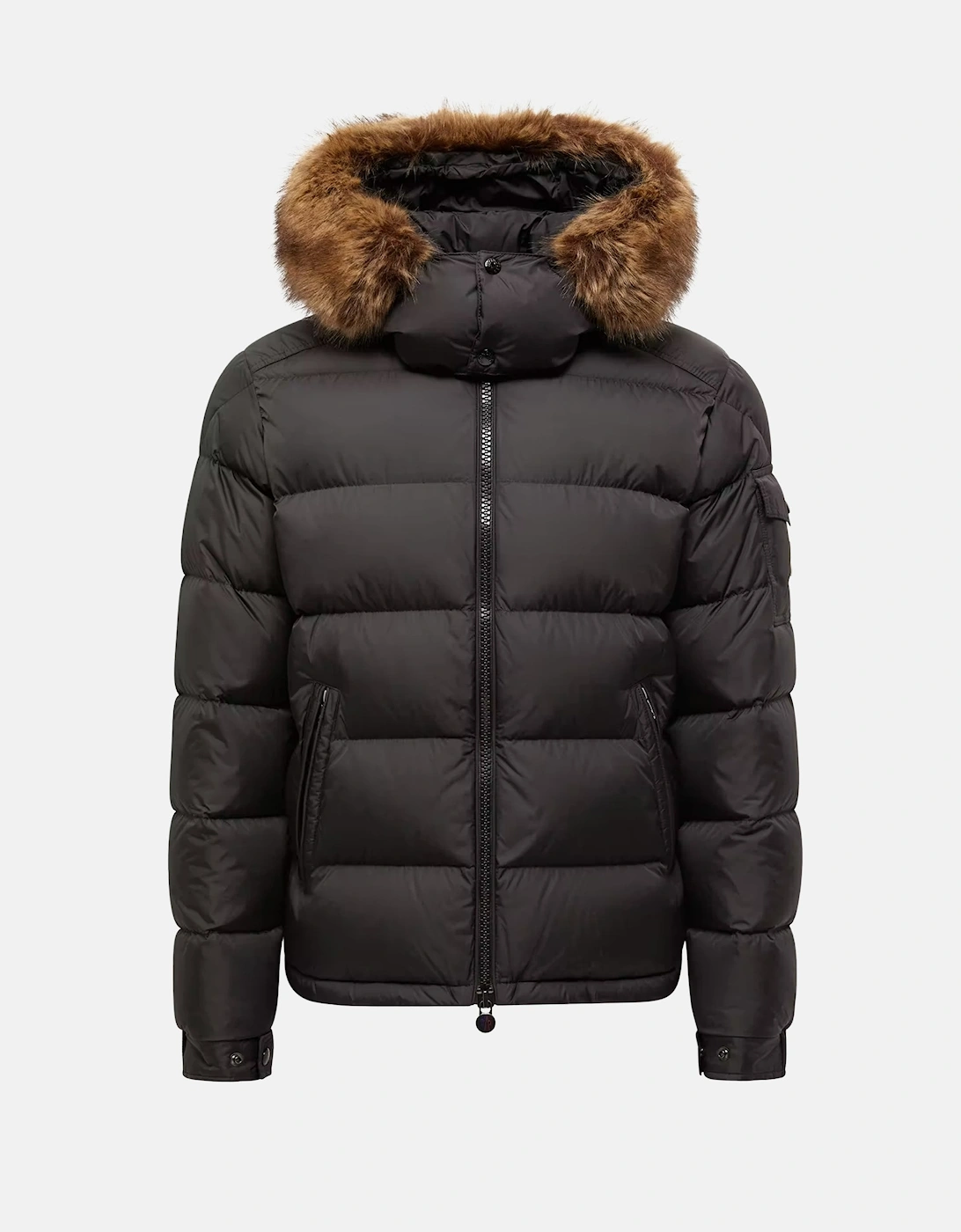 Moncler Maya Fur Jacket Black