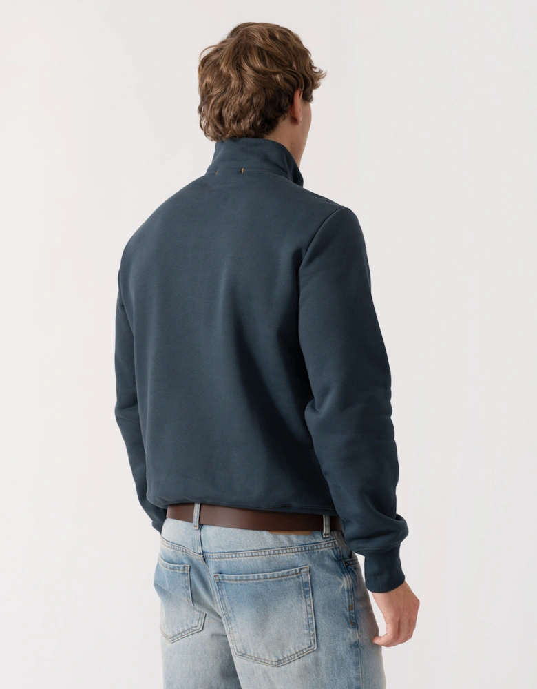 Parajumpers Broad Peak Mens Quarter Zip Sweatshirt - Nine Iron 765