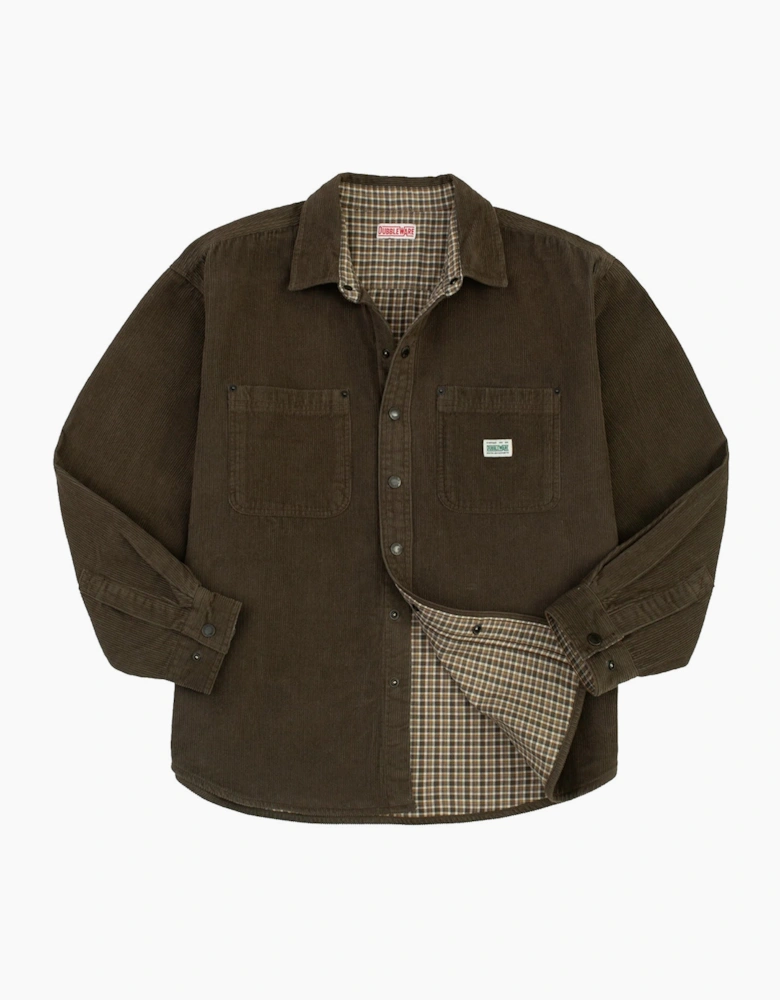 Dubbleware Lined Snap Corduroy Overshirt