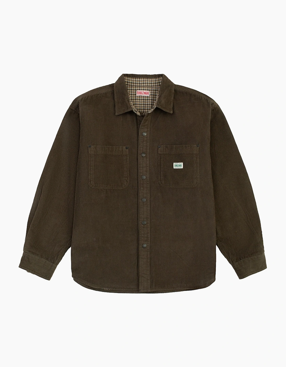 Dubbleware Lined Snap Corduroy Overshirt