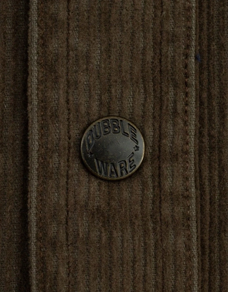 Dubbleware Lined Snap Corduroy Overshirt