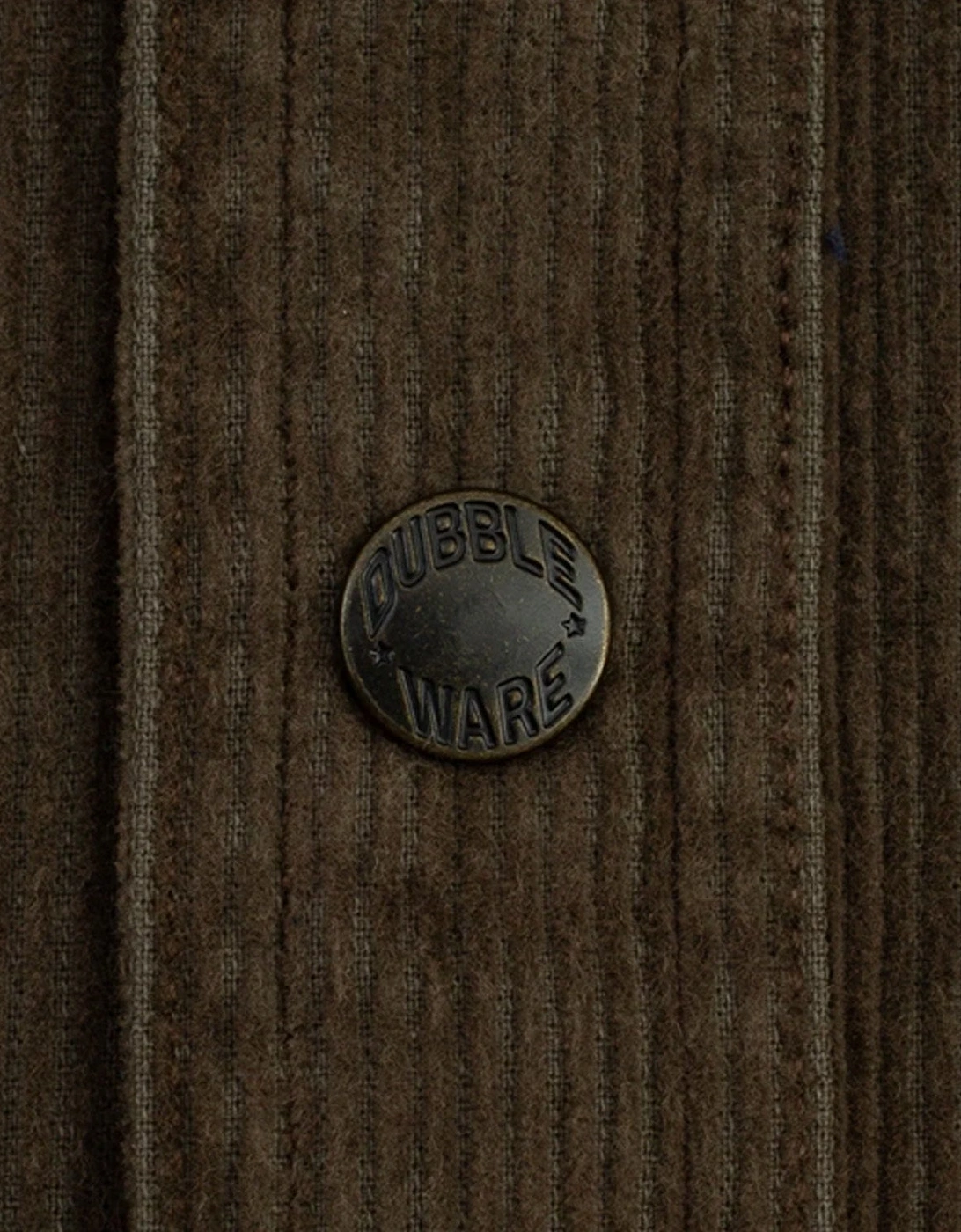 Dubbleware Lined Snap Corduroy Overshirt