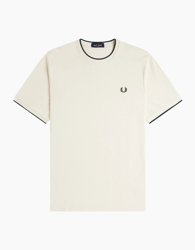 Fred Perry Trim Detail Crepe Piqué T-Shirt