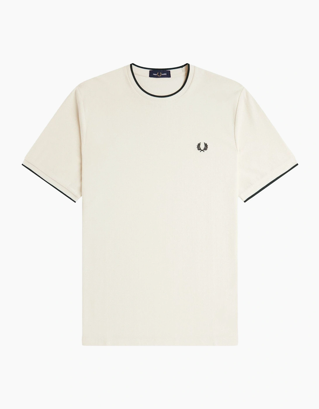 Fred Perry Trim Detail Crepe Piqué T-Shirt