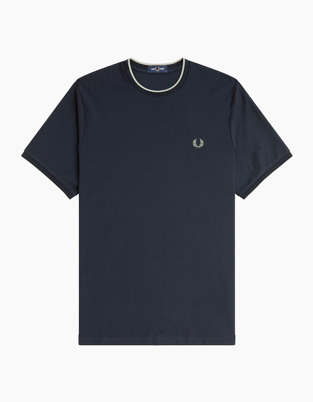 Fred Perry Trim Detail Crepe Piqué T-Shirt