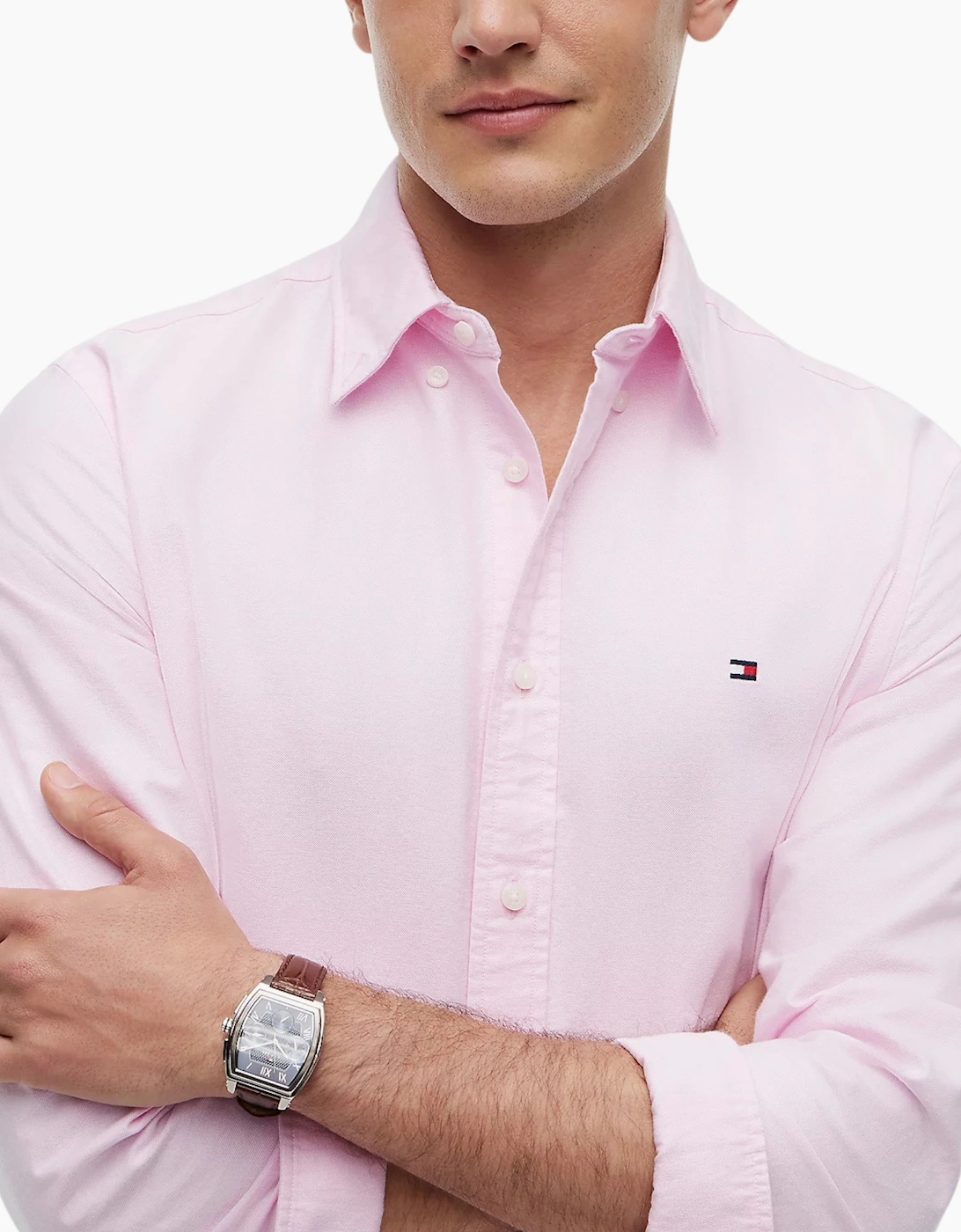 TOMMY HILFIGER Mens Shirts Custom Fit Summer