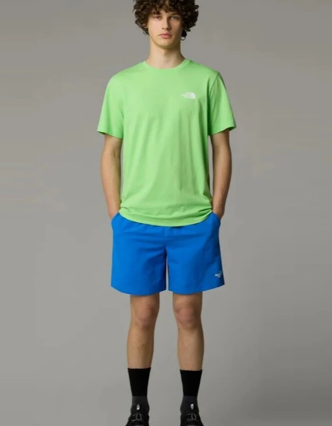 The North Face Mens Simple Dome Short Sleeve T-shirt in Meta Lime
