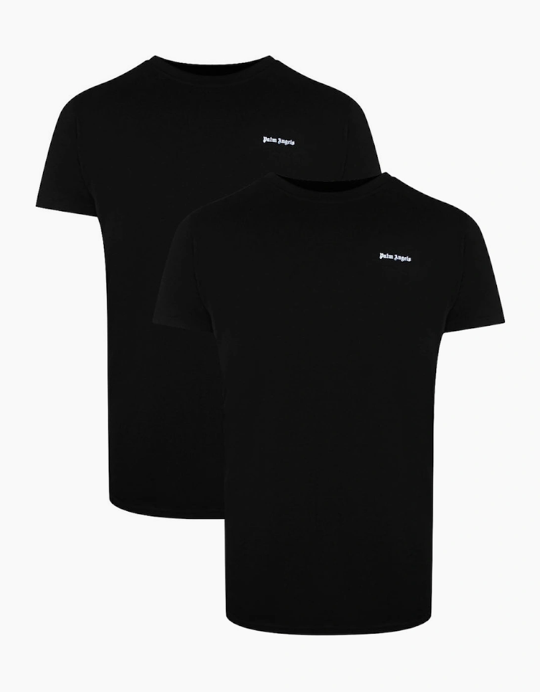 Palm Angels Two-Pack Classic Logo Black T-Shirts