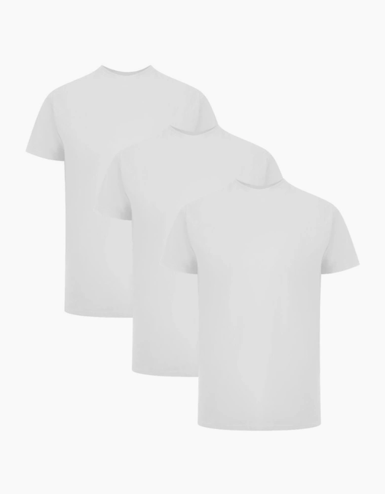 Palm Angels Tri-Pack Tonal Classic Logo White T-Shirts