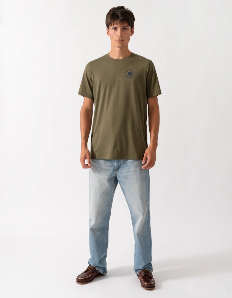 Fjallraven 1960 Logo Mens T-Shirt - Laurel Green 625