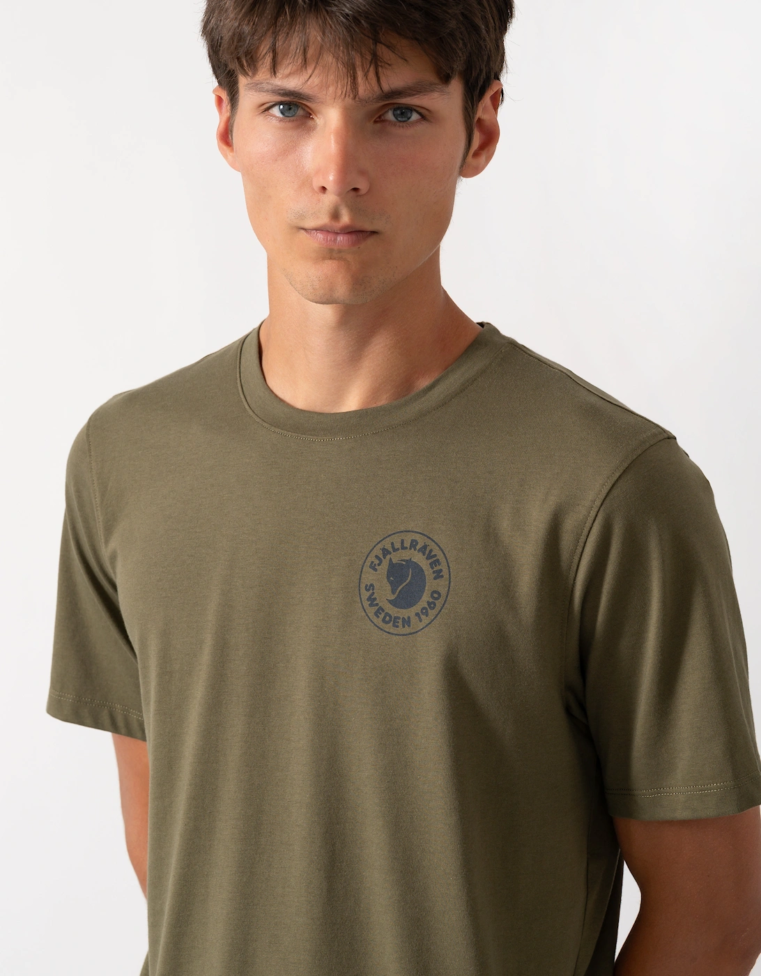 Fjallraven 1960 Logo Mens T-Shirt - Laurel Green 625