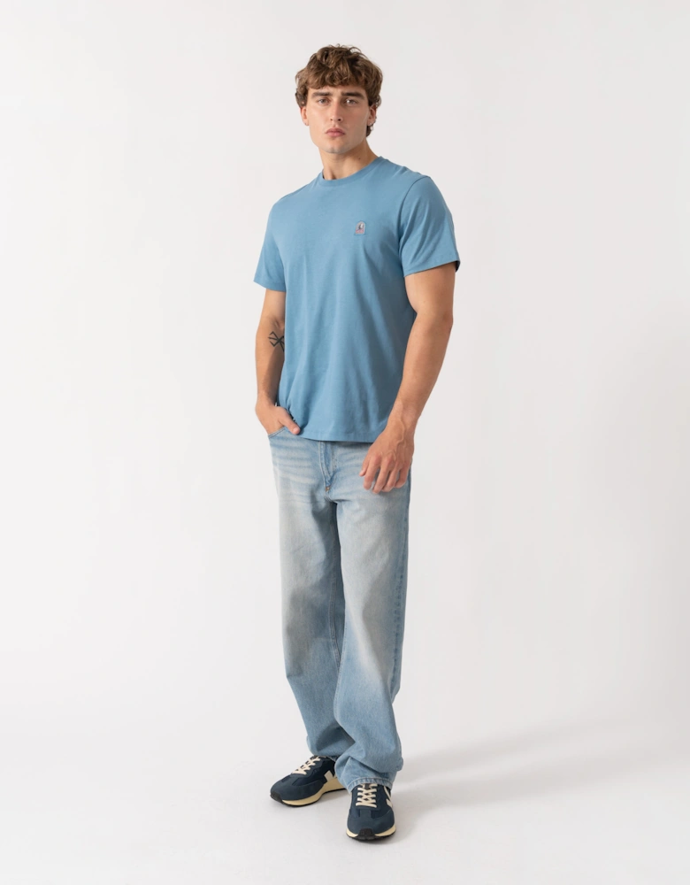 Parajumpers Mens Patch T-Shirt - Sky Steel 138
