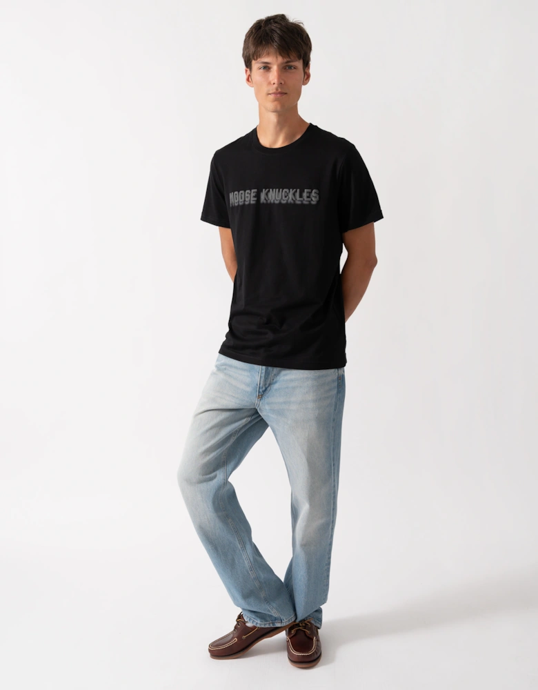 Moose Knuckles Mens Shadow Logo T-Shirt - Black 292