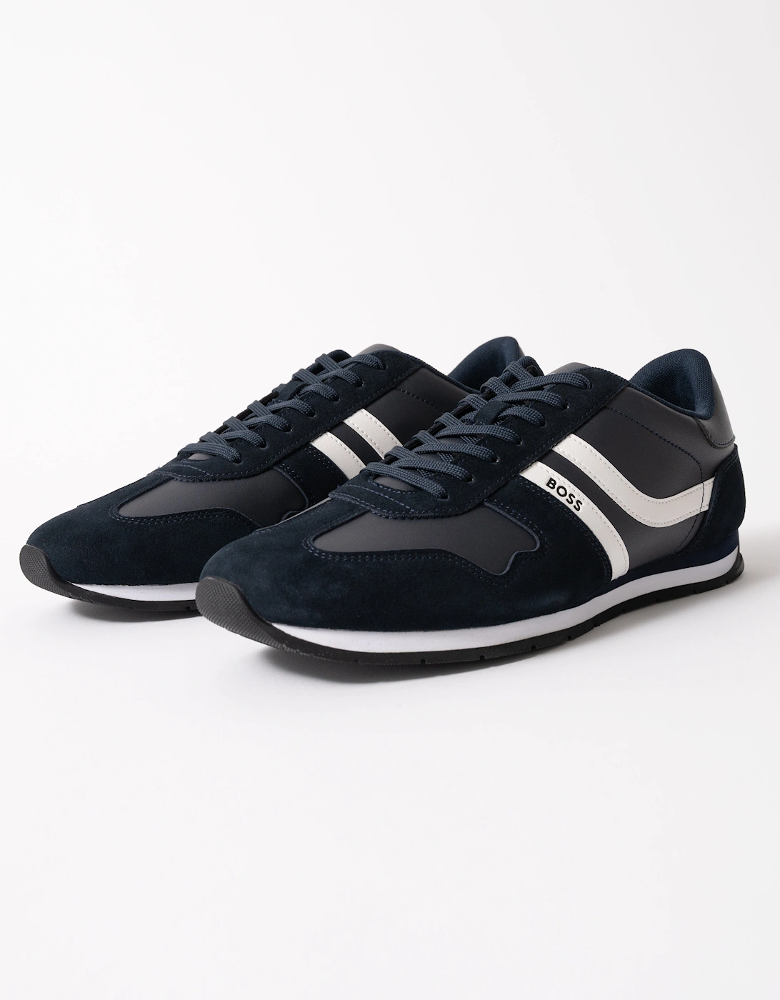 BOSS Orange Levon Runn pumi Mens Trainers - Dark Blue 401